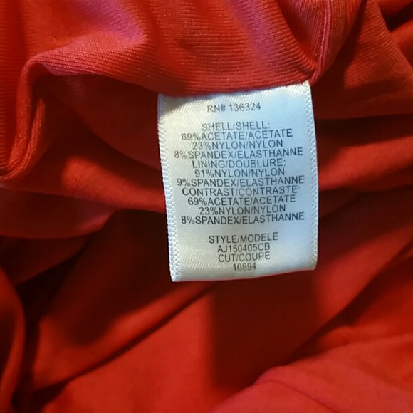 HALSTON HERITAGE KNIT RUCHED BODY CON SHEATH DRESS - Picture 6 of 7